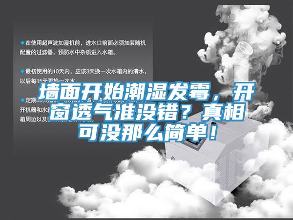 墻面開始潮濕發(fā)霉，開窗透氣準(zhǔn)沒(méi)錯(cuò)？真相可沒(méi)那么簡(jiǎn)單！