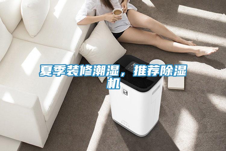 夏季裝修潮濕,推薦除濕機
