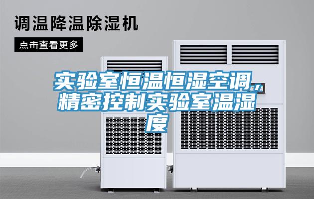 實驗室恒溫恒濕空調，精密控制實驗室溫濕度