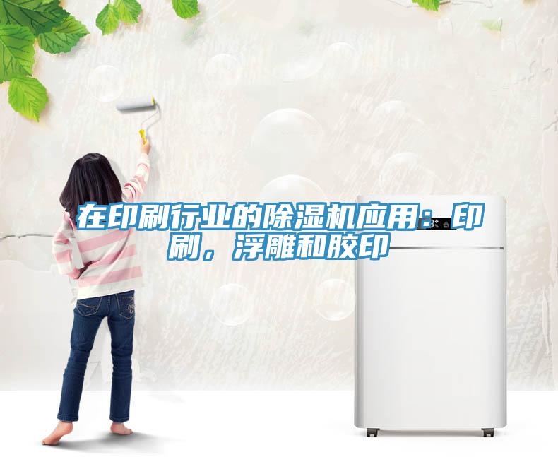 在印刷行業的除濕機應用:印刷,浮雕和膠印