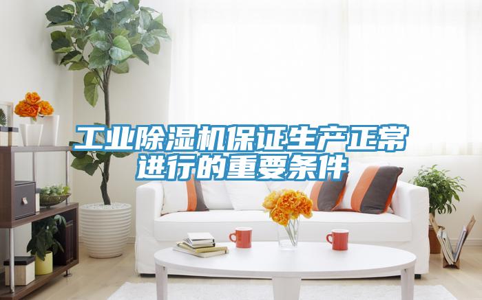 工業(yè)除濕機(jī)保證生產(chǎn)正常進(jìn)行的重要條件