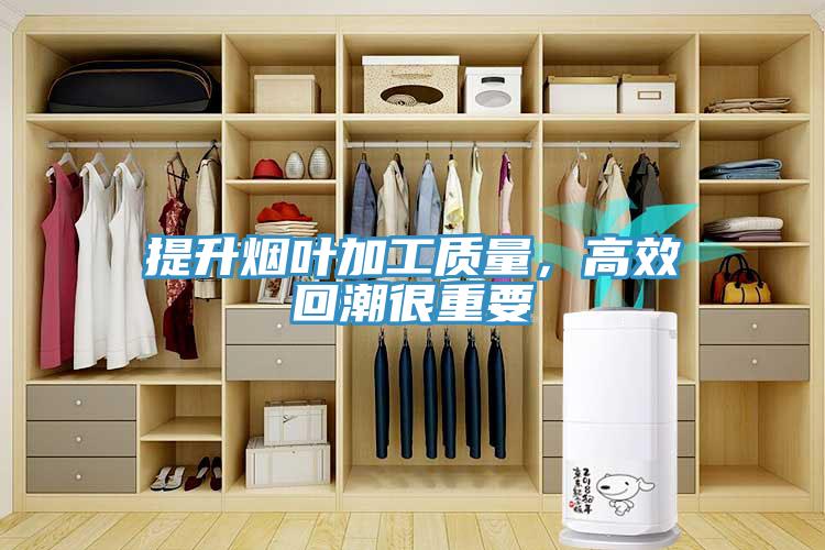 提升煙葉加工質量，高效回潮很重要