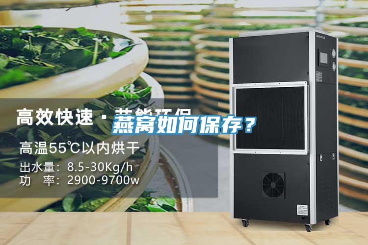 燕窩如何保存？