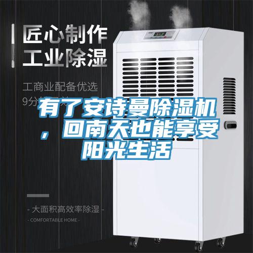 有了安詩曼除濕機，回南天也能享受陽光生活