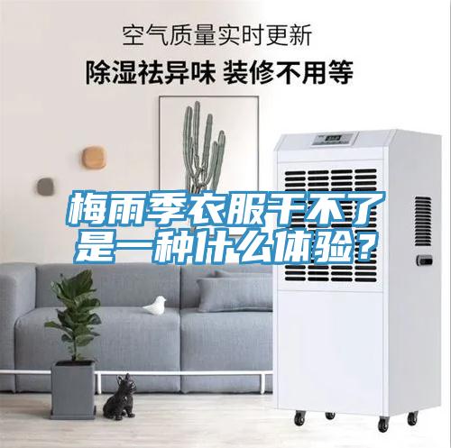 梅雨季衣服干不了是一種什么體驗？