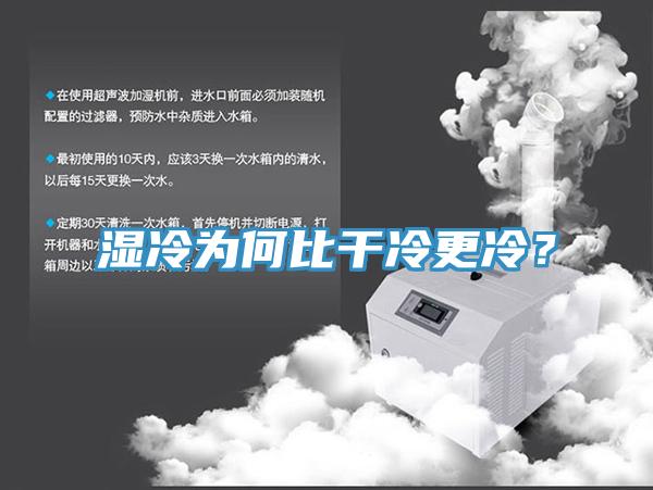 濕冷為何比干冷更冷？