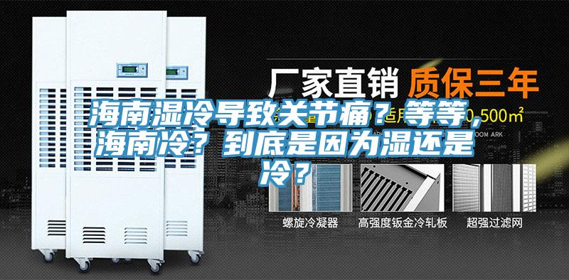 海南濕冷導致關節痛？等等，海南冷？到底是因為濕還是冷？
