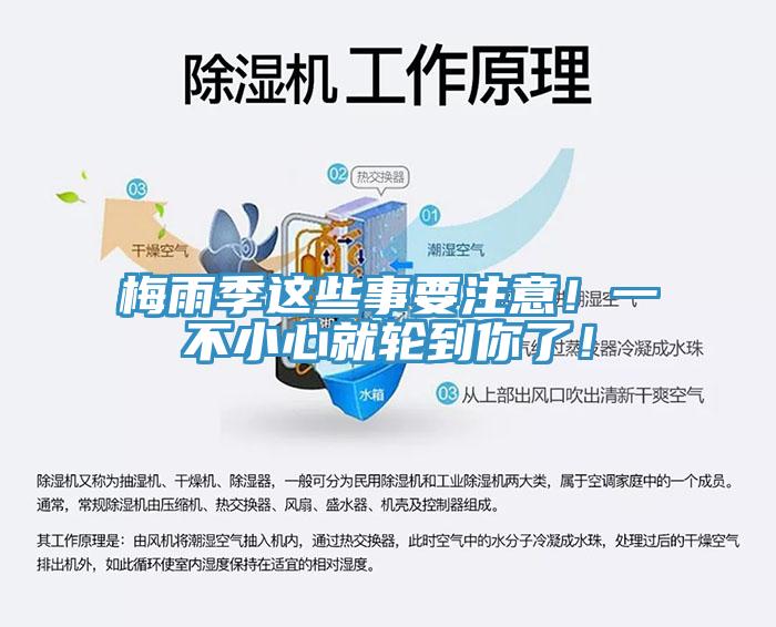 梅雨季這些事要注意！一不小心就輪到你了！
