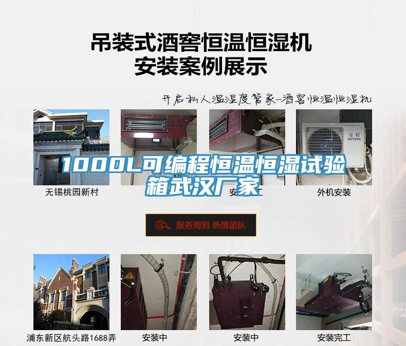 1000L可編程恒溫恒濕試驗箱武漢廠家