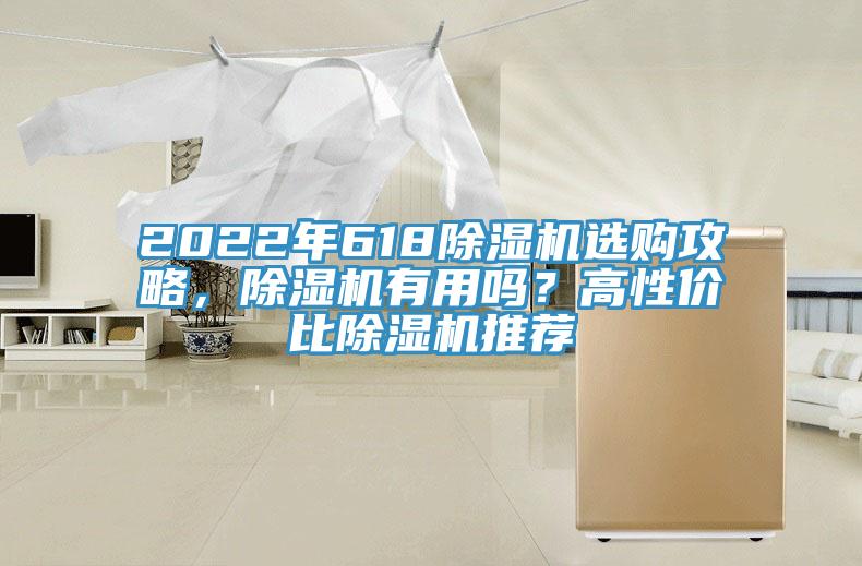 2022年618除濕機選購攻略，除濕機有用嗎？高性價比除濕機推薦