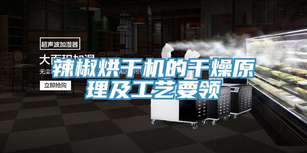 辣椒烘干機的干燥原理及工藝要領