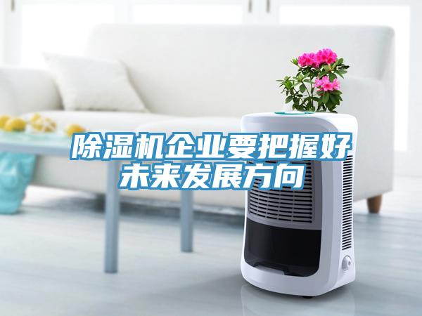 除濕機企業要把握好未來發展方向
