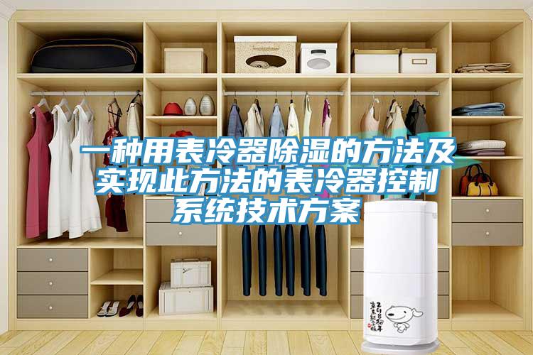 一種用表冷器除濕的方法及實現此方法的表冷器控制系統技術方案