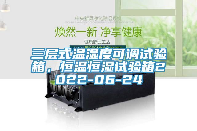 三層式溫濕度可調(diào)試驗箱，恒溫恒濕試驗箱2022-06-24