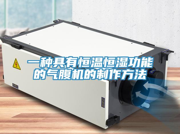 一種具有恒溫恒濕功能的氣腹機的制作方法