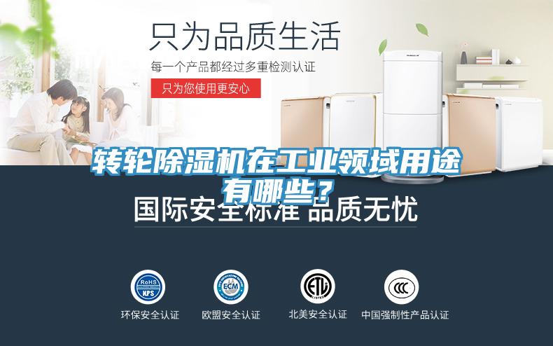 轉輪除濕機在工業領域用途有哪些？