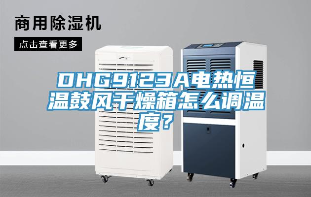 DHG9123A電熱恒溫鼓風干燥箱怎么調溫度?