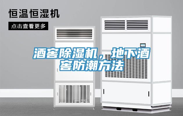 酒窖除濕機,地下酒窖防潮方法