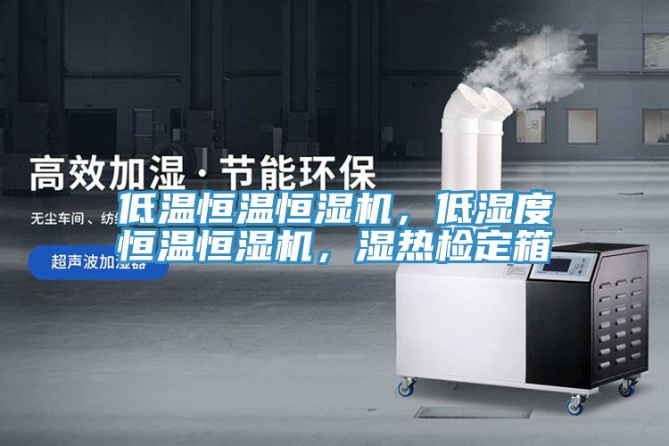 低溫恒溫恒濕機，低濕度恒溫恒濕機，濕熱檢定箱