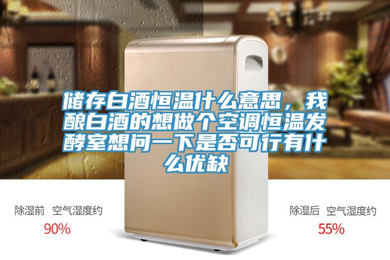 儲存白酒恒溫什么意思,我釀白酒的想做個空調恒溫發酵室想問一下是否可行有什么優缺