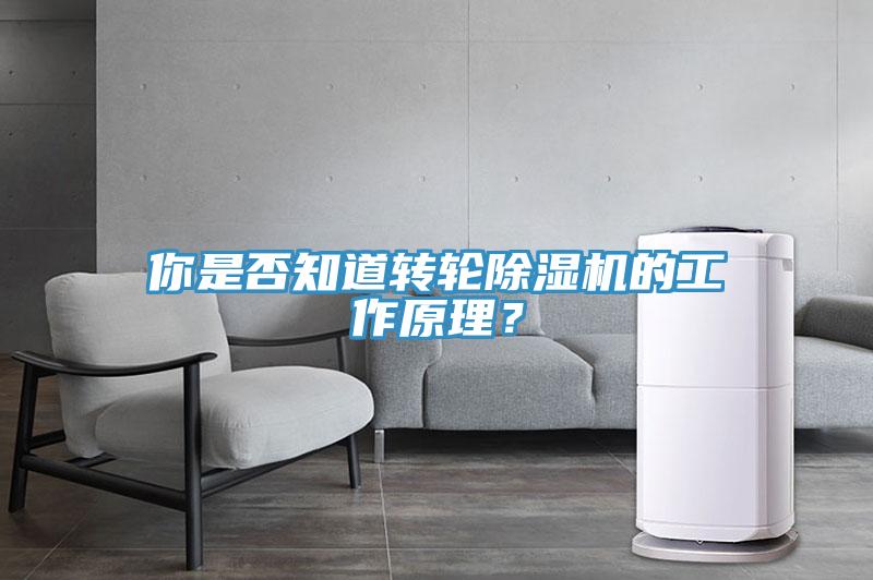 你是否知道轉輪除濕機的工作原理？
