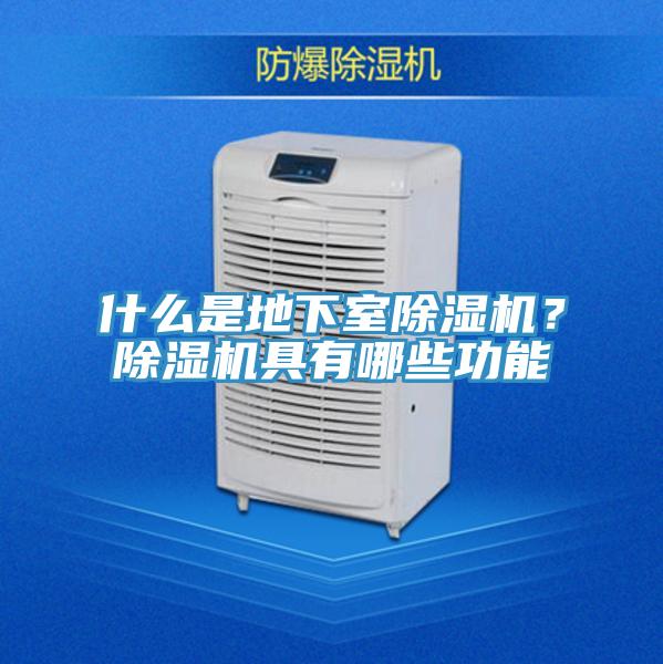 什么是地下室除濕機?除濕機具有哪些功能