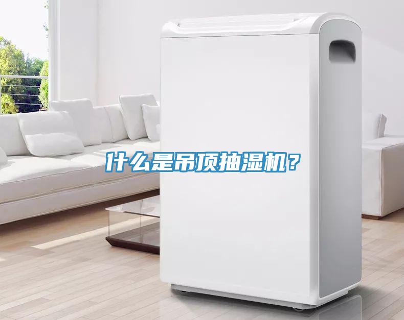 什么是吊頂抽濕機?