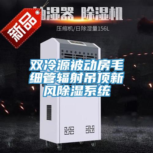 雙冷源被動房毛細管輻射吊頂新風除濕系統