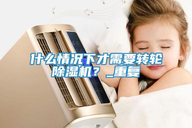 什么情況下才需要轉輪除濕機？_重復