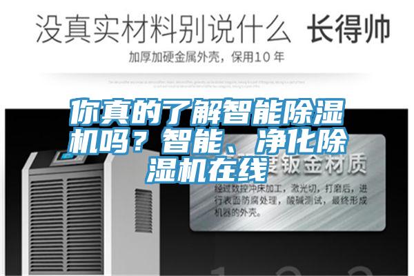 你真的了解智能除濕機(jī)嗎？智能、凈化除濕機(jī)在線