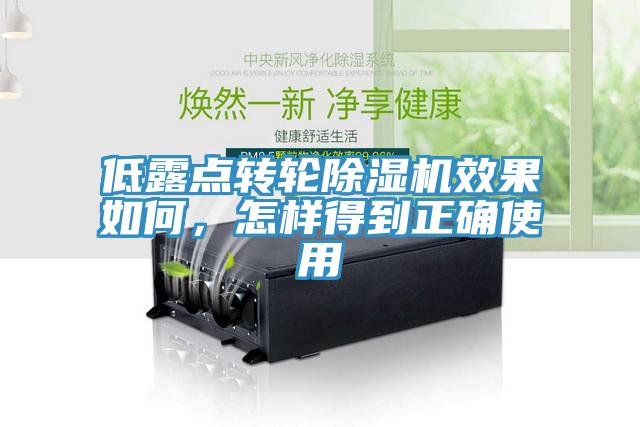 低露點轉輪除濕機效果如何，怎樣得到正確使用