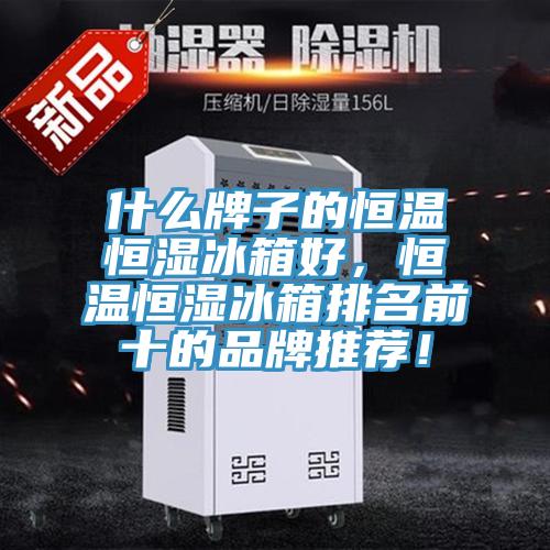 什么牌子的恒溫恒濕冰箱好,恒溫恒濕冰箱排名前十的品牌推薦!
