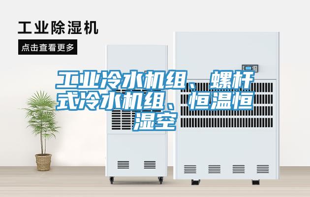 工業(yè)冷水機(jī)組、螺桿式冷水機(jī)組、恒溫恒濕空