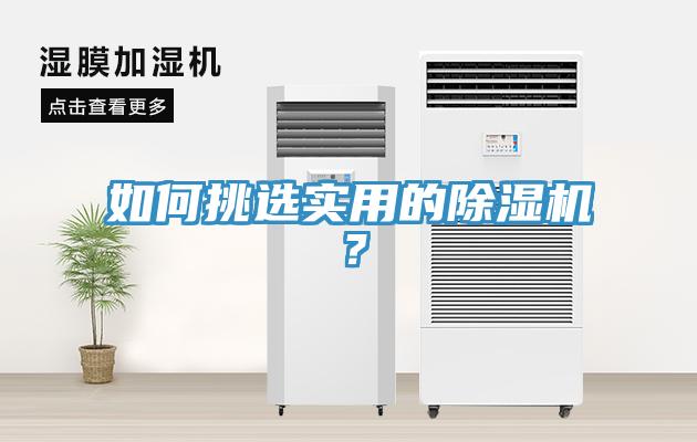 如何挑選實用的除濕機?