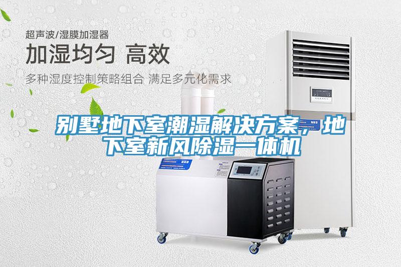 別墅地下室潮濕解決方案，地下室新風(fēng)除濕一體機(jī)