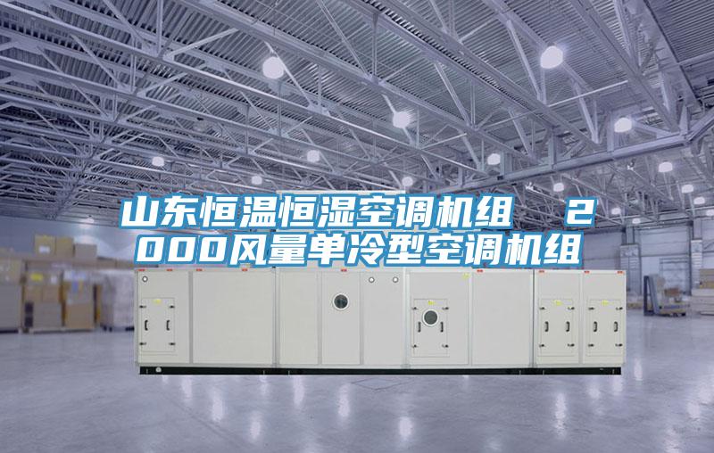 山東恒溫恒濕空調(diào)機組 2000風量單冷型空調(diào)機組