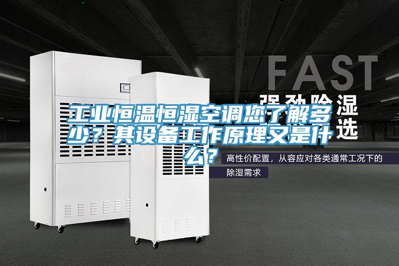 工業(yè)恒溫恒濕空調(diào)您了解多少？其設(shè)備工作原理又是什么？