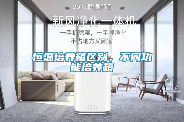 恒溫培養箱區別,不同功能培養箱