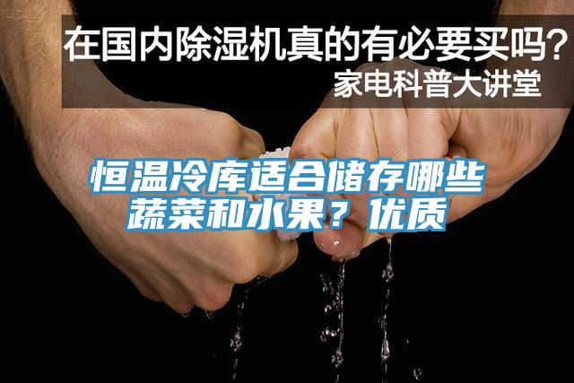 恒溫冷庫適合儲存哪些蔬菜和水果?優質