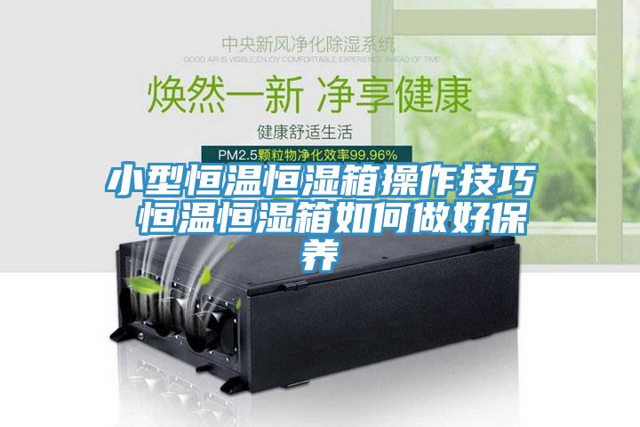 小型恒溫恒濕箱操作技巧 恒溫恒濕箱如何做好保養