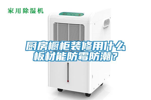 廚房櫥柜裝修用什么板材能防霉防潮?