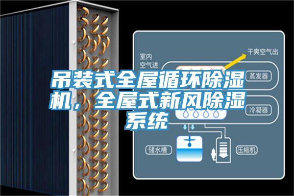 吊裝式全屋循環除濕機，全屋式新風除濕系統