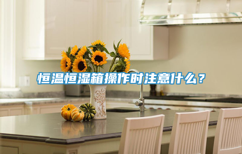 恒溫恒濕箱操作時(shí)注意什么？