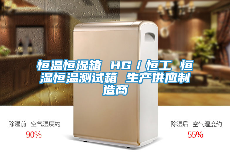 恒溫恒濕箱 HG／恒工 恒濕恒溫測試箱 生產(chǎn)供應(yīng)制造商
