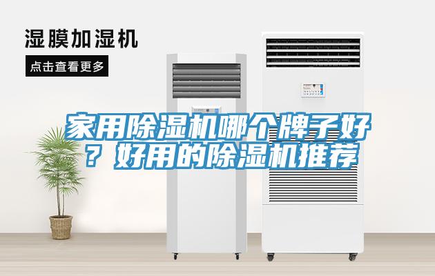 家用除濕機哪個牌子好？好用的除濕機推薦