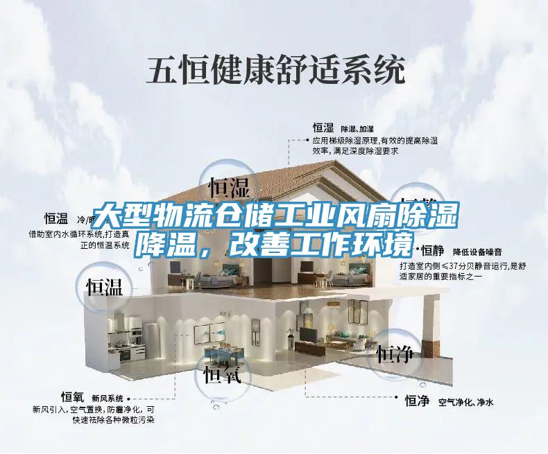 大型物流倉儲工業風扇除濕降溫，改善工作環境