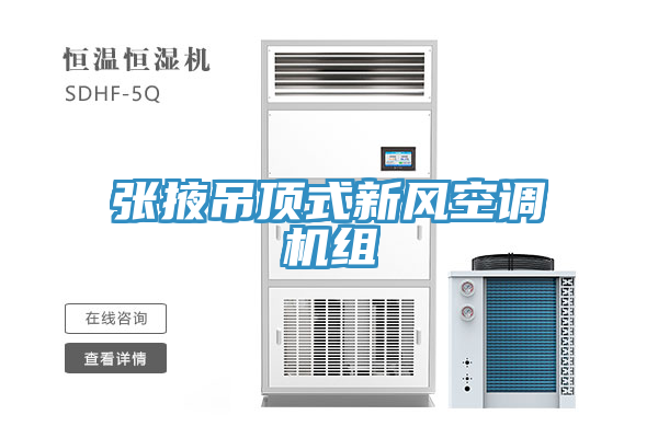 張掖吊頂式新風空調機組