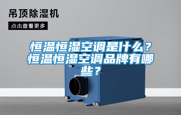 恒溫恒濕空調(diào)是什么？恒溫恒濕空調(diào)品牌有哪些？