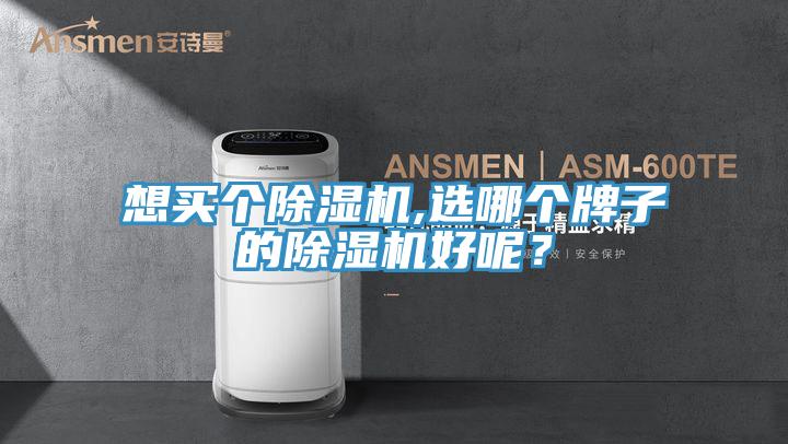 想買個除濕機,選哪個牌子的除濕機好呢？