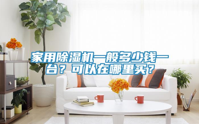 家用除濕機一般多少錢一臺?可以在哪里買?